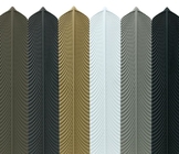 Polyurethane PU Wall Panel Creative Shape Sheets Light Ceramic Stone Feather